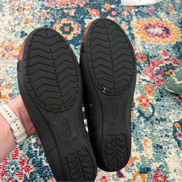 Crocs Shoes Women's 7 Gianna Alice Tortoise Cap Toe Ballet Flats - Picture 5 of 6